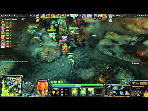 Na'Vi vs Alliance (MLG Groups): Roshan Snipe ft. Dendi the Superman