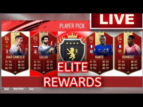 ELITE 1 REWARDS | DIVISION 1 RANK 1 REWARDS | FIFA 19 LIVE STREAM