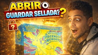 Me la rifo abriendo esta Elite Trainer box de Ascended Heroes, que hubieras hecho tu? 
