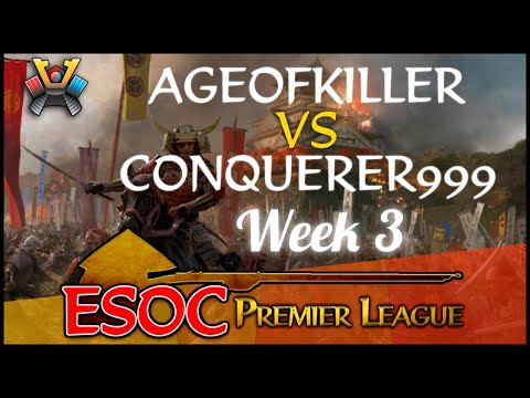 [AoE3] (SKG) ageofkiller vs (MDS) Conquerer999 − Week 3 − The ESOC Premier League