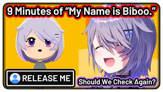 Biboo and Her Mii Drive Chat Insane by Saying "My Name is Biboo" for 9 Minutes Straight【Hololive EN】