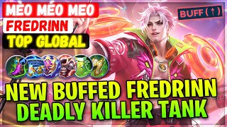 New Buffed Fredrinn Deadly Killer Tank [ Top Global Fredrinn ] mèo méo meo - Mobile Legends Build