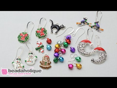 How to Make the Holiday Earring Trio Kits by Beadaholique