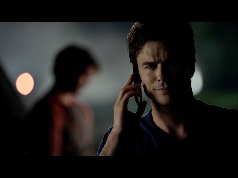 TVD 5x1 - Elena calls Damon, he doesn't tell her about Silas and everything that's going on | HD
