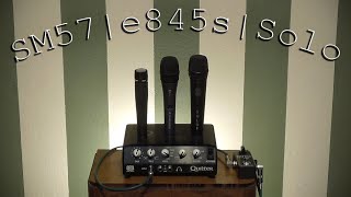 Video thumbnail for Guitar Cab Dynamic Mics (Shure SM57, Sennheiser e845s, Sontronics Solo) by Panos Skentzos