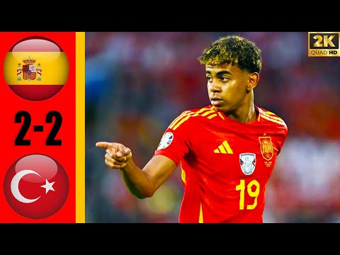 ⚽ TURKEY SHOCKS Spain! Spain 2-2 Turkey - All Goals & Highlights | World Cup Qualifiers 2026