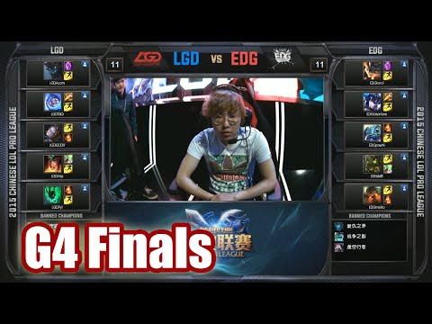 Edward Gaming vs LGD Gaming | Game 4 Grand Finals LPL Spring 2015 Playoffs | EDG vs LGD G4