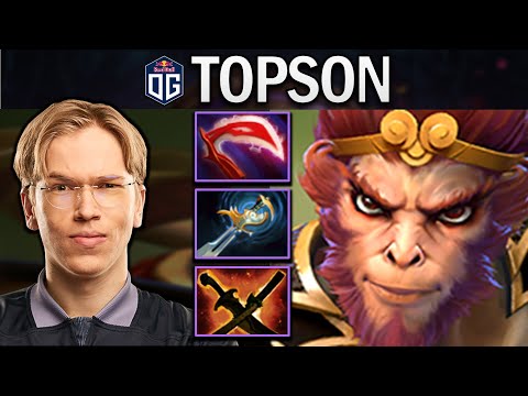 OG.TOPSON MONKEY KING WITH ECHO SABRE - DESO - DOTA 2 7.29 GAMEPLAY