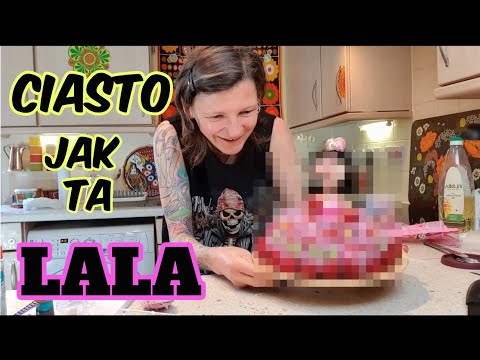 CIASTO OD PODSTAW - PIEKE I DEKORUJE LALKĘ BARBIE!