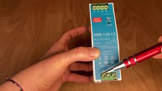 Mean Well NDR-120-12 Zdroj na DIN 120W 12V