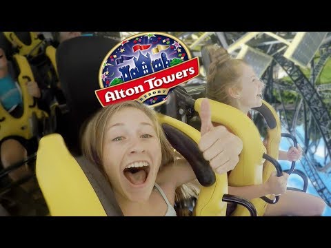 ALTON TOWERS VLOG!! *ON RIDE FOOTAGE*