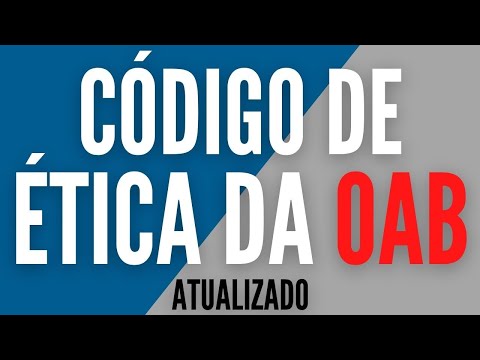 Código de Ética e Disciplina da OAB  em áudio - Atualizado com Voz