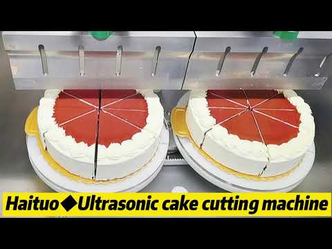 Automatic ultrasonic cake cutting equipment ultrasonic food cutter