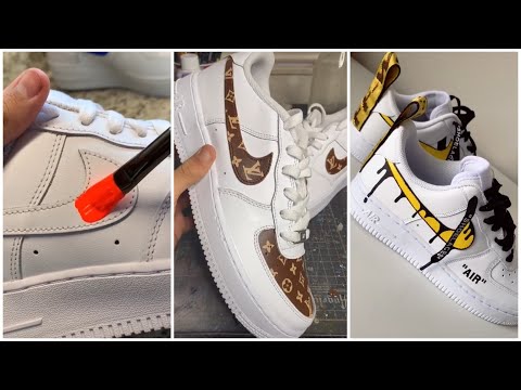 TIKTOK custom shoes! Air Force 1 Edition af1 (pt 23.)