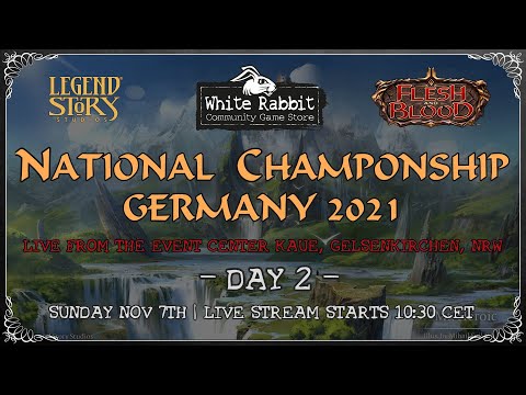 Flesh and Blood - National Championship Germany 2021 - Day 2 Livestream