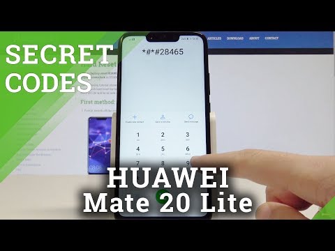 Secret Codes HUAWEI Mate 20 Lite - Hidden Mode / Advanced Features / Secret Menu