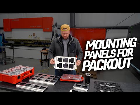 Making Mounting Panels for Milwaukee Packout!