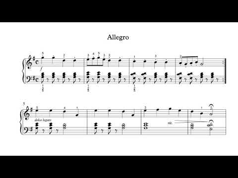 Allegro - Suzuki Piano School 1