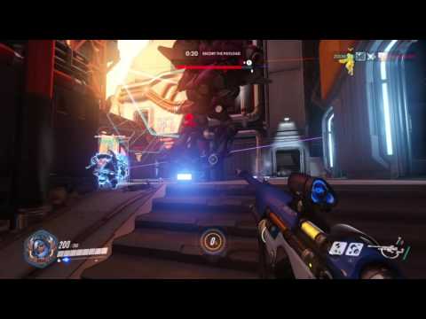 Overwatch: When Roadhog decides to heal during Nano Boost...