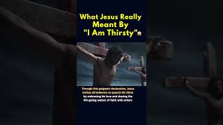 What Jesus Really Meant By &quot;I Am Thirsty&quot; 🤯😱 #shorts #youtube #catholic #salvation #fyp