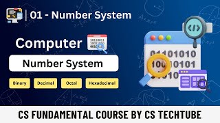 Computer Number System in Hindi | Binary, Decimal, Octal, Hexadecimal | Number System Course