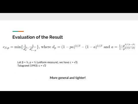 <p><strong>An Isoperimetric Inequality for the Hamming Cube</strong></p>