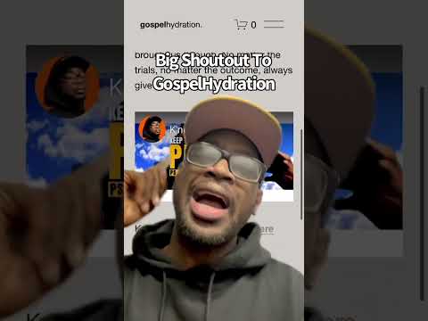 Gospel Hydration is featuring my new music video!