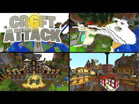 Big City Tour! ALL Houses! - Minecraft Craft Attack 6 #16 - SparkofPhoenix