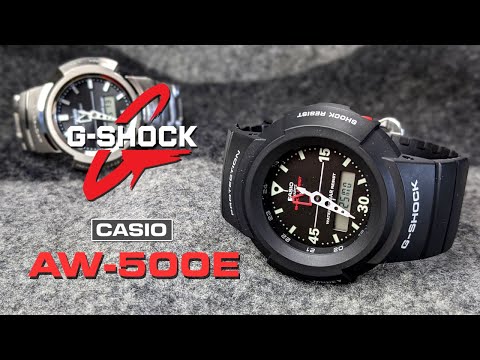 Casio G-Shock AW-500E - A reprise of the first-ever analog/digital G-Shock!