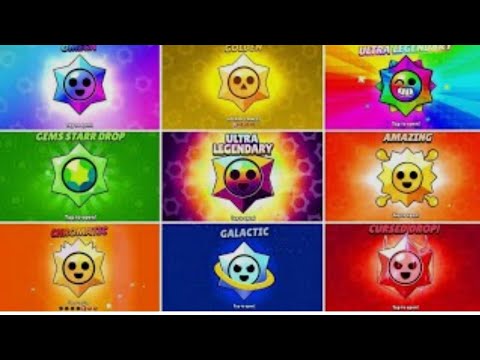 I got a lot of mysterious stars! (Brawl Stars) 👽⚡️🔥🔥
