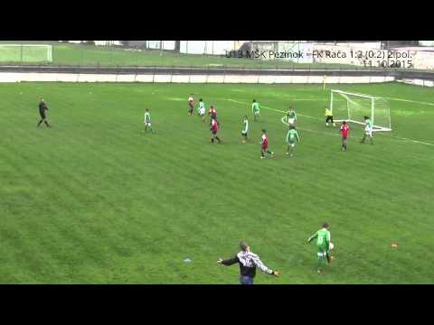 U13  Pezinok - FK Rača 1:3 1.pol.