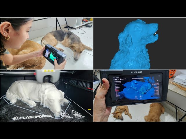 Vídeo relacionado con Revopoint MIRACO Plus Escáner 3D para Impresión 3D, Portátil Autónomo con Fotogrametría, Zoom Óptico, Hasta 20 fps, Precisión de Hasta 0,02 mm, Cámara RGB a Color para Objetos Pequeños y Grandes, 32GB