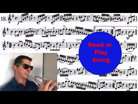 Wurm Trumpet Etude 18 | TMEA Region All-State | 2019-2020