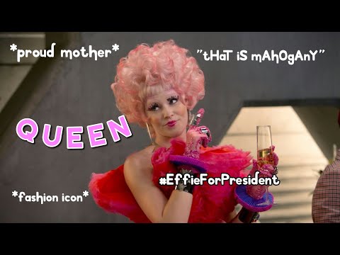 Effie Trinket being the most fabulous character in the whole of Panem for around 10 minutes straight
