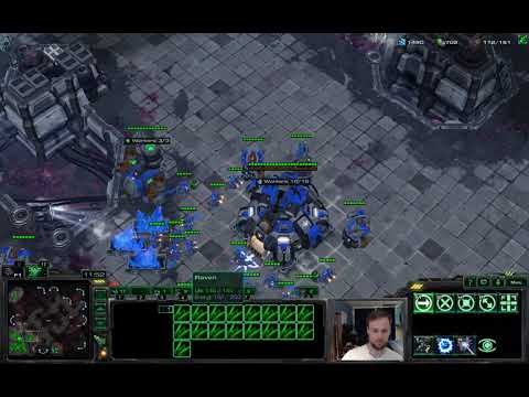 Early Drop into Mass Vikings vs Mass Raven - Masters TvT - Starcraft 2 LotV