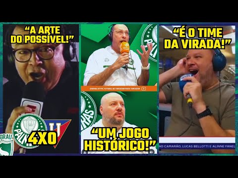 AS MELHORES NARRAÇÕES DA VIRADA HISTÓRIA DO PALMEIRAS NA LIBERTADORES CONTRA A LDU