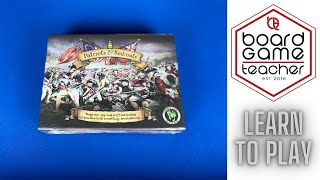 BoardGameTeacher - Patriots & Redcoats video thumbnail