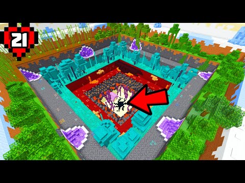 I Transformed the END PORTAL in Minecraft Hardcore!