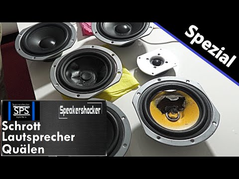 Billig Lautsprecher überlasten auf höchsten Level, vernichtung mit Woofer Cooker mal anders.