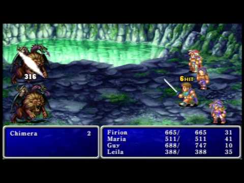 Let's Play Final Fantasy 2 (Dawn of Souls) PSP Walkthrough Part 9 (Deist Cavern)