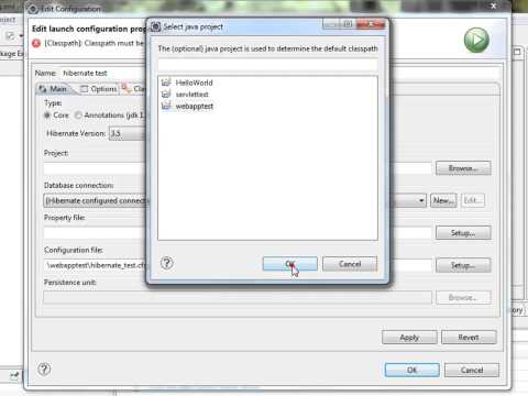 Java Tutorial 6 Hibernate Eclipse Integration