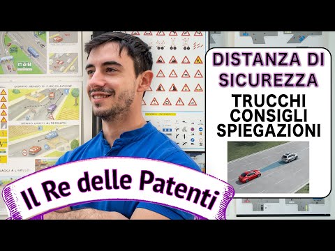 DISTANZA DI SICUREZZA - IL RE DELLE PATENTI - PATENTE B - ESAME DI TEORIA