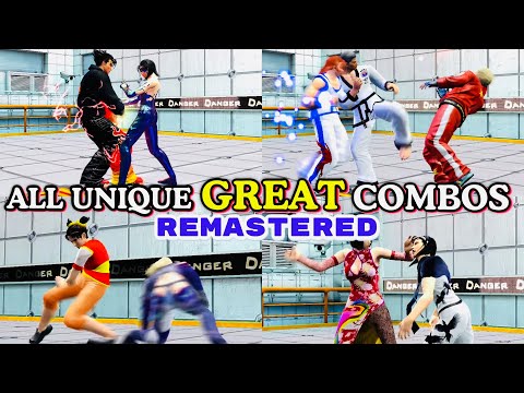 Tekken Tag Tournament 2 - All Unique Great Combos (With Commands) (Remastered) (4K)