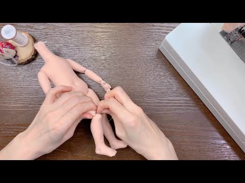 TUTORIAL Doll : 33cm doll Body / 33cm 인형바디만들기 / DIY doll