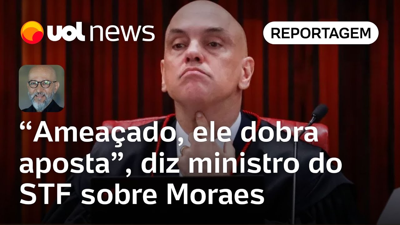Ministro do STF sobre eventual sanção dos EUA a Moraes: 'Ameaçado, ele dobra a aposta' | Josias
