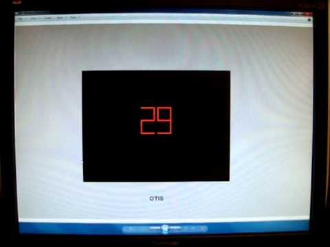 Animated: Very Slow Otis Luxury Series 4 Traction Service Elevators at International Jim Tower