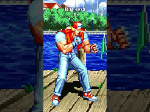 Terry Bogard 2D idle animation evolution