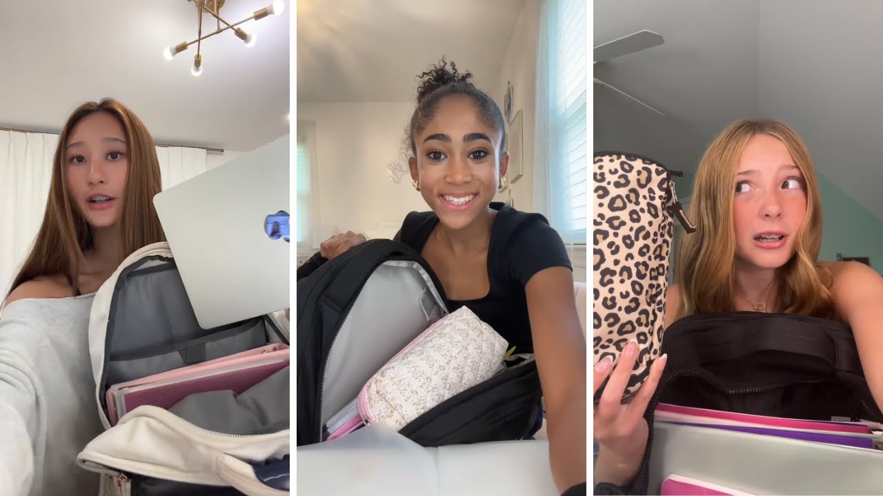 Whats in My Backpack ? | TikTok Compilation 14