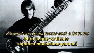 Love you to  - The Beatles (LYRICS/LETRA) [Original]