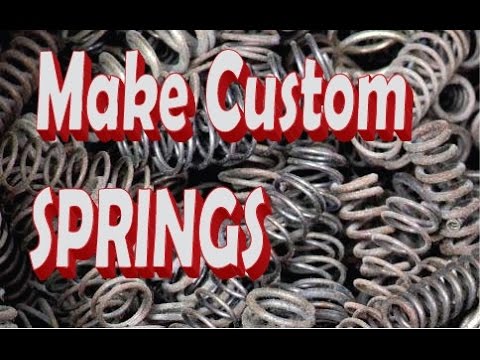 Making Springs In Your Garage